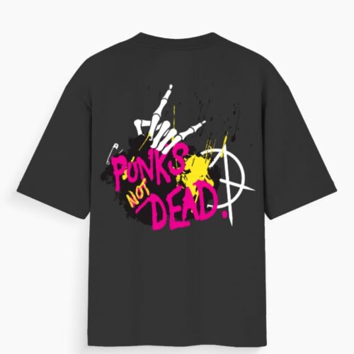 Punks Not Dead Unisex Oversized T-Shirt
