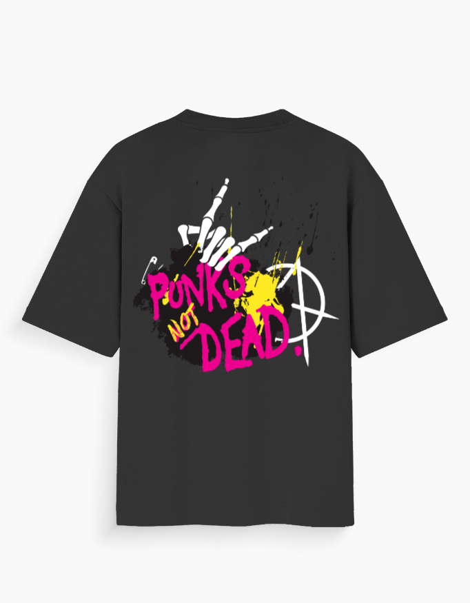 Back_2_c_2-4.jpg Punks Not Dead Unisex Oversized T-Shirt
