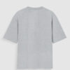 Back_2_c_4.jpg Gray Melange Plain T-Shirt Unisex Oversized