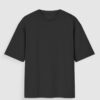 Front_1_c_2.jpg Black Plain T-Shirt Unisex Oversized