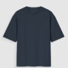 Front_1_c_3.jpg Navy Blue Plain T-Shirt Unisex Oversized