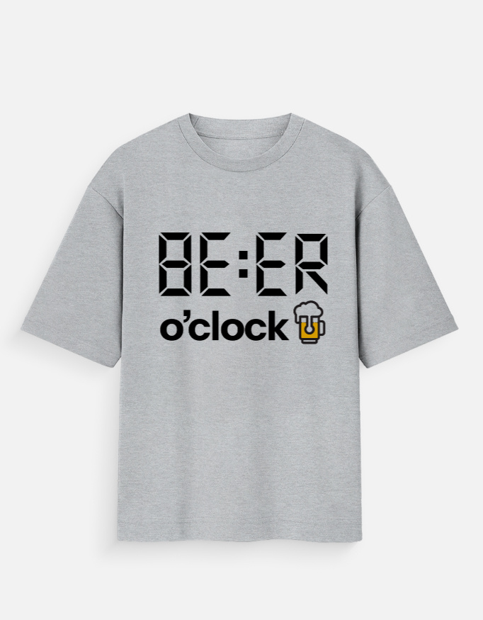 Front_1_c_4.jpg Beer Unisex Oversized T-Shirt