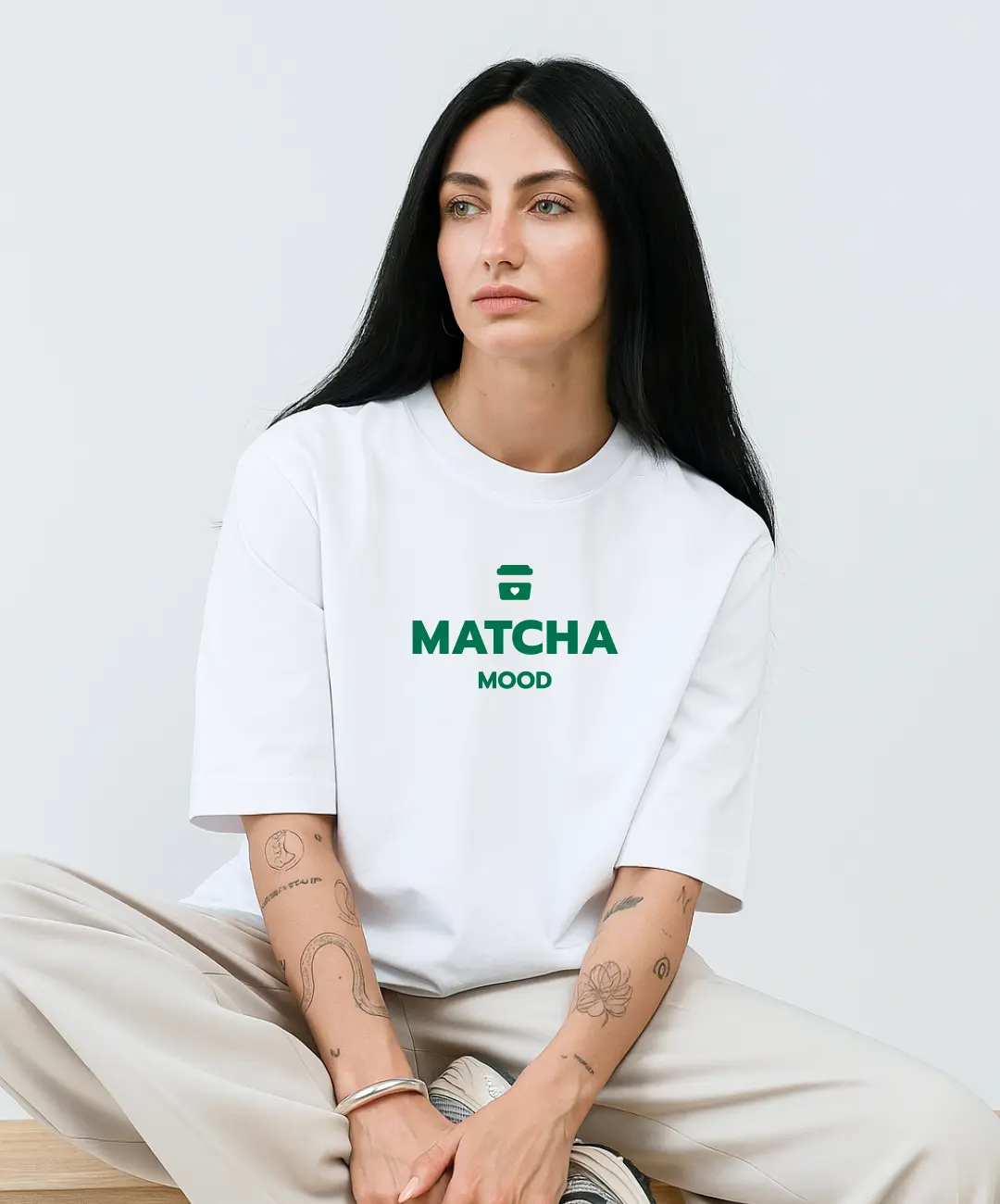 Matcha_SMOCKD01 Matcha Mood T-Shirt