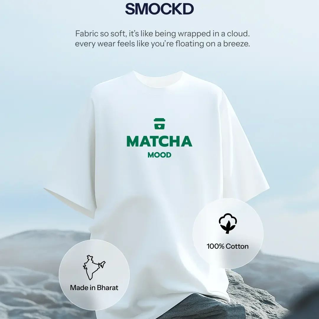 Matcha_SMOCKD02 Matcha Mood T-Shirt