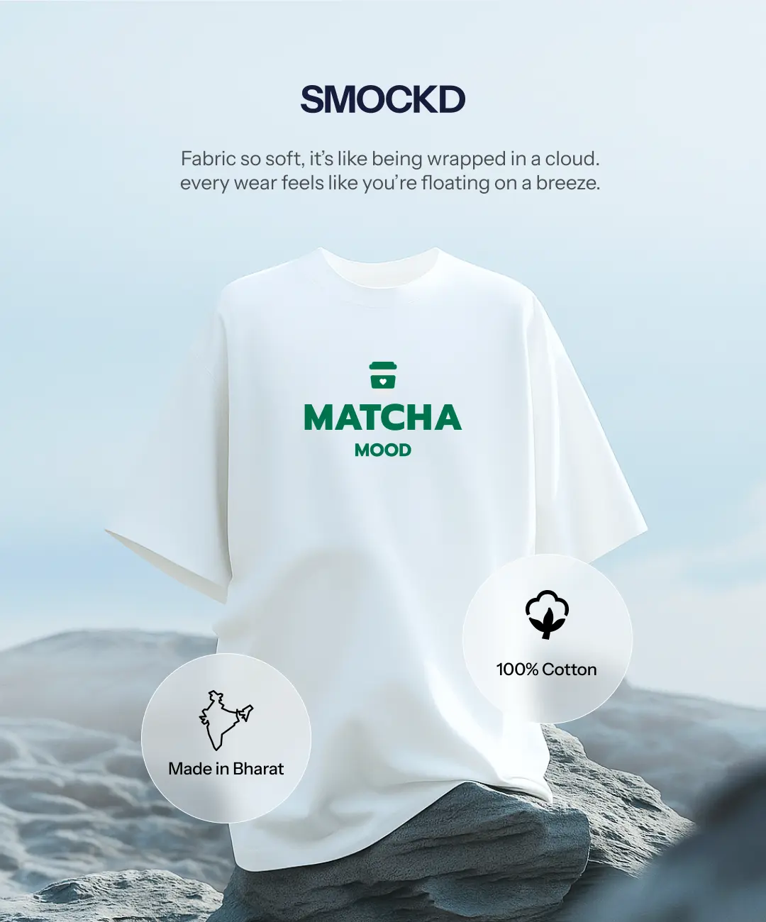 Matcha_SMOCKD02 Matcha Mood T-Shirt