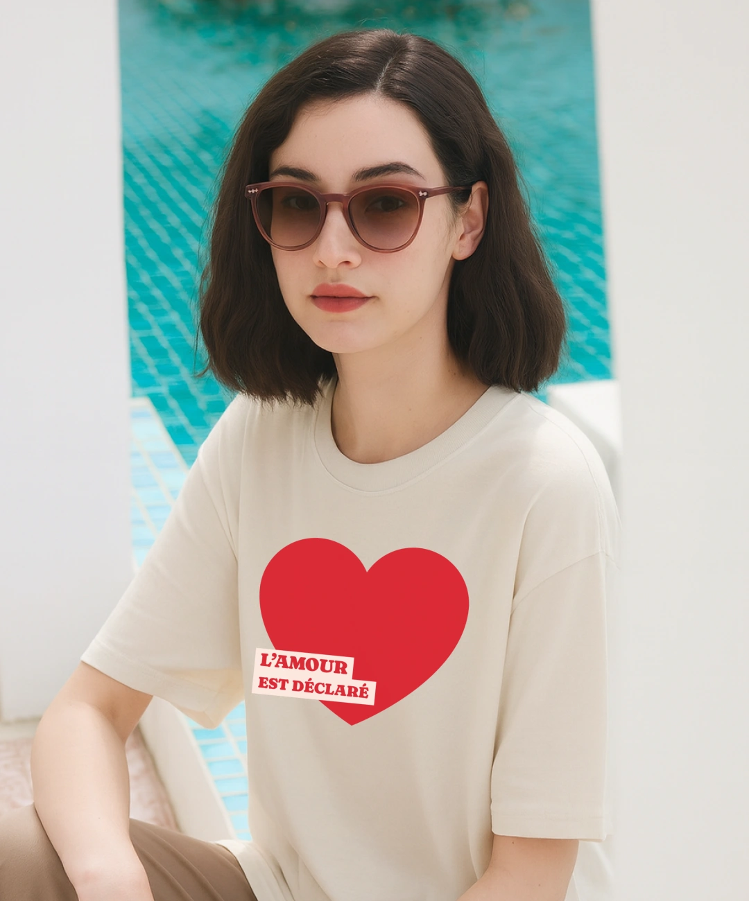 Love is Declared T-Shir Front Love is Declared T-Shirt