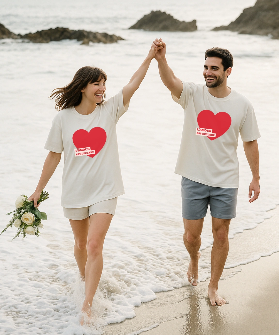Love is Declared T-Shir Front couple Love is Declared T-Shirt