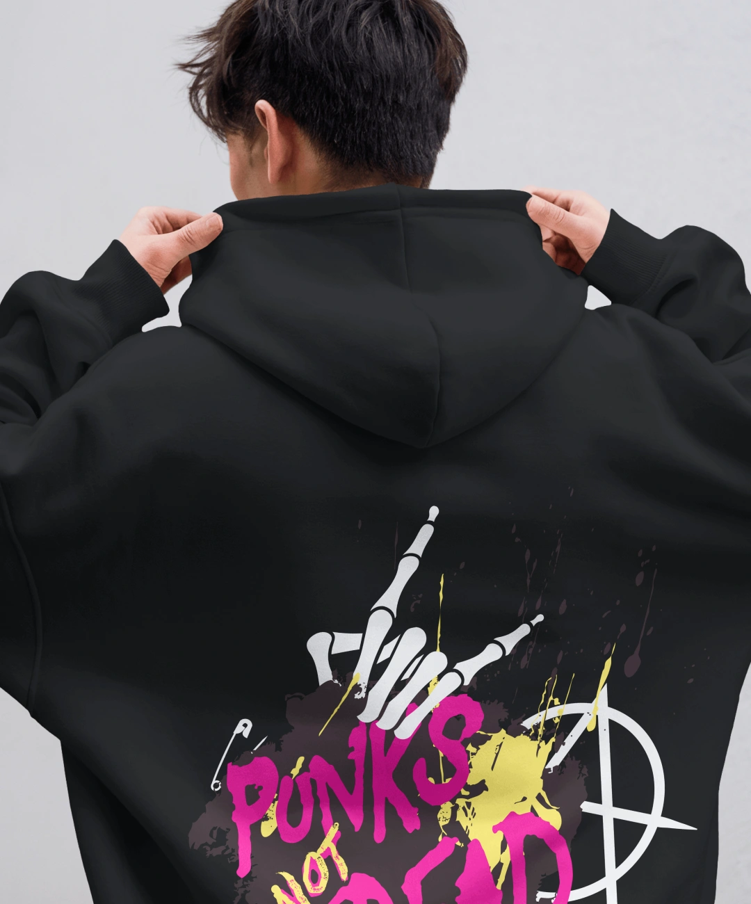 Punks not dead (1) SMOCKD “Punks Not Dead” Oversized Hoodie