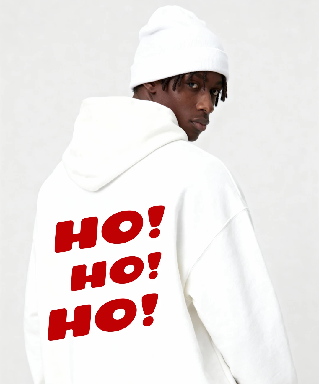 Christmas Hoodie Back HO HO Christmas Hoodie – SMOCKD Streetwear