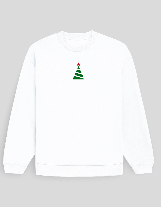 Christmas Embroidered Oversized Sweatshirt