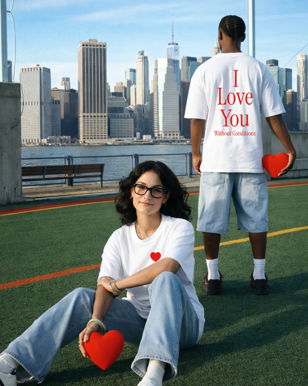 SMOCKD I love you 1 I Love You — Without Conditions Oversized T-Shirt