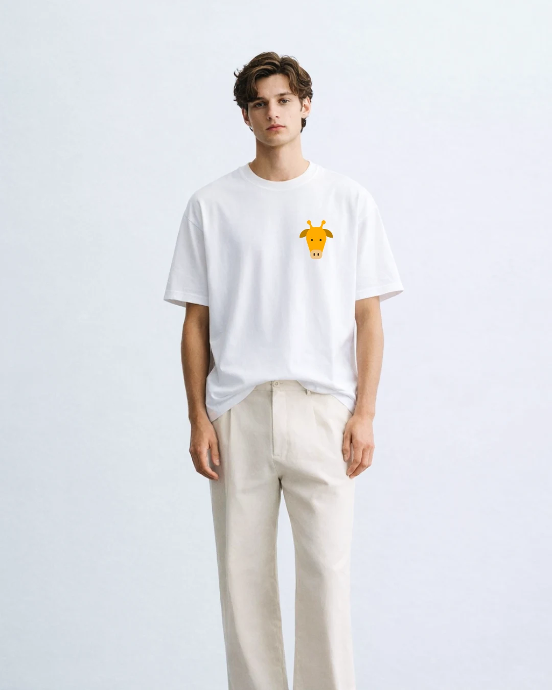 SMOCKD animal 1 Everyday Symbol Oversized T-Shirt