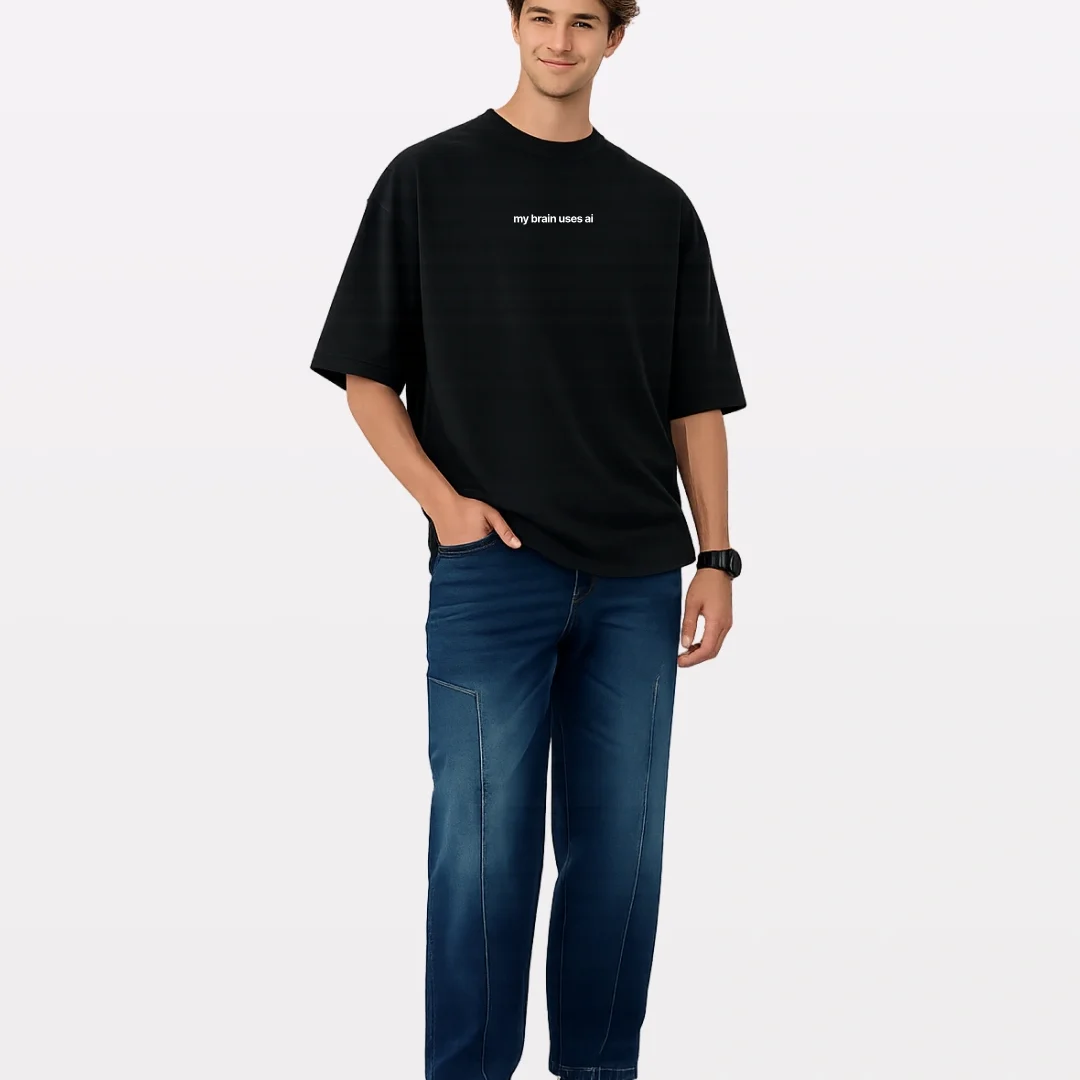 My Brain Uses AI Oversized T-Shirt