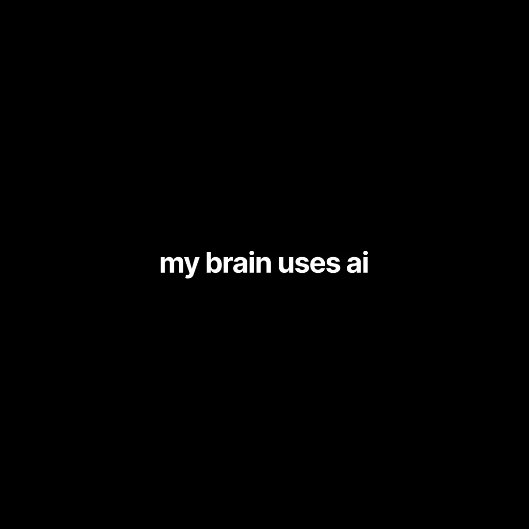 My Brain Uses AI Oversized T-Shirt