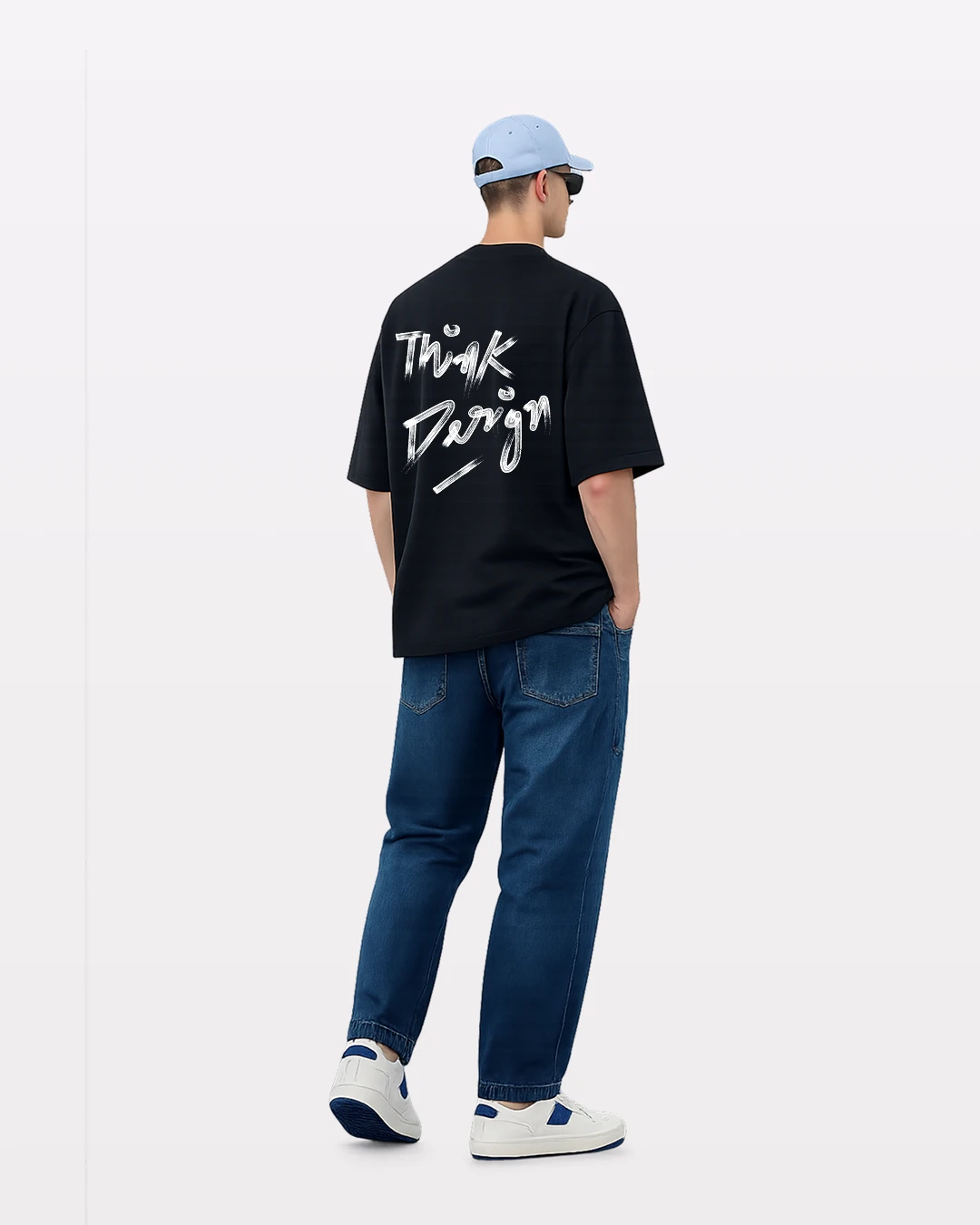 SMOCKD Design3 Think Design Oversized T-Shirt