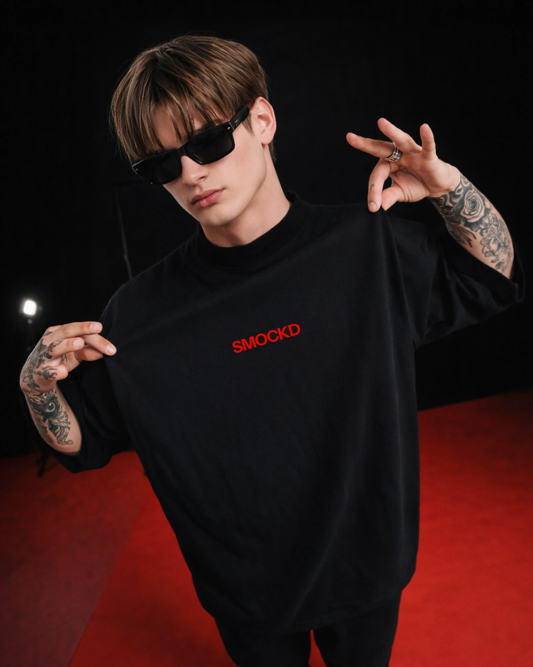 SMOCKD Front SMOCKD Core – Oversized T-Shirt