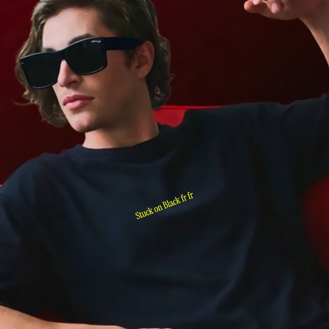 2 Stuck on Black Fr Fr Oversized T-Shirt