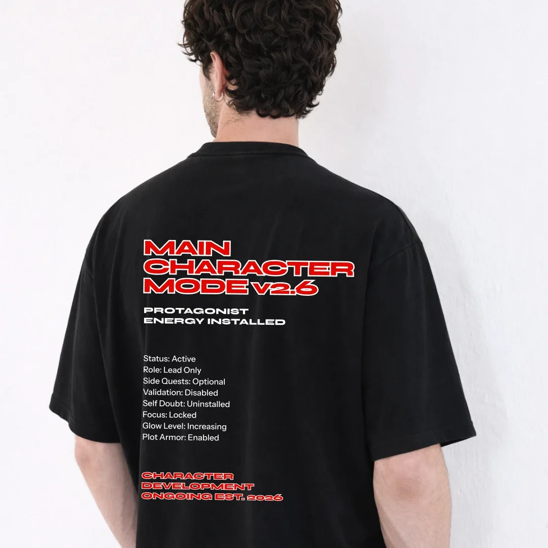 Character Mode Oversized T-Shirt