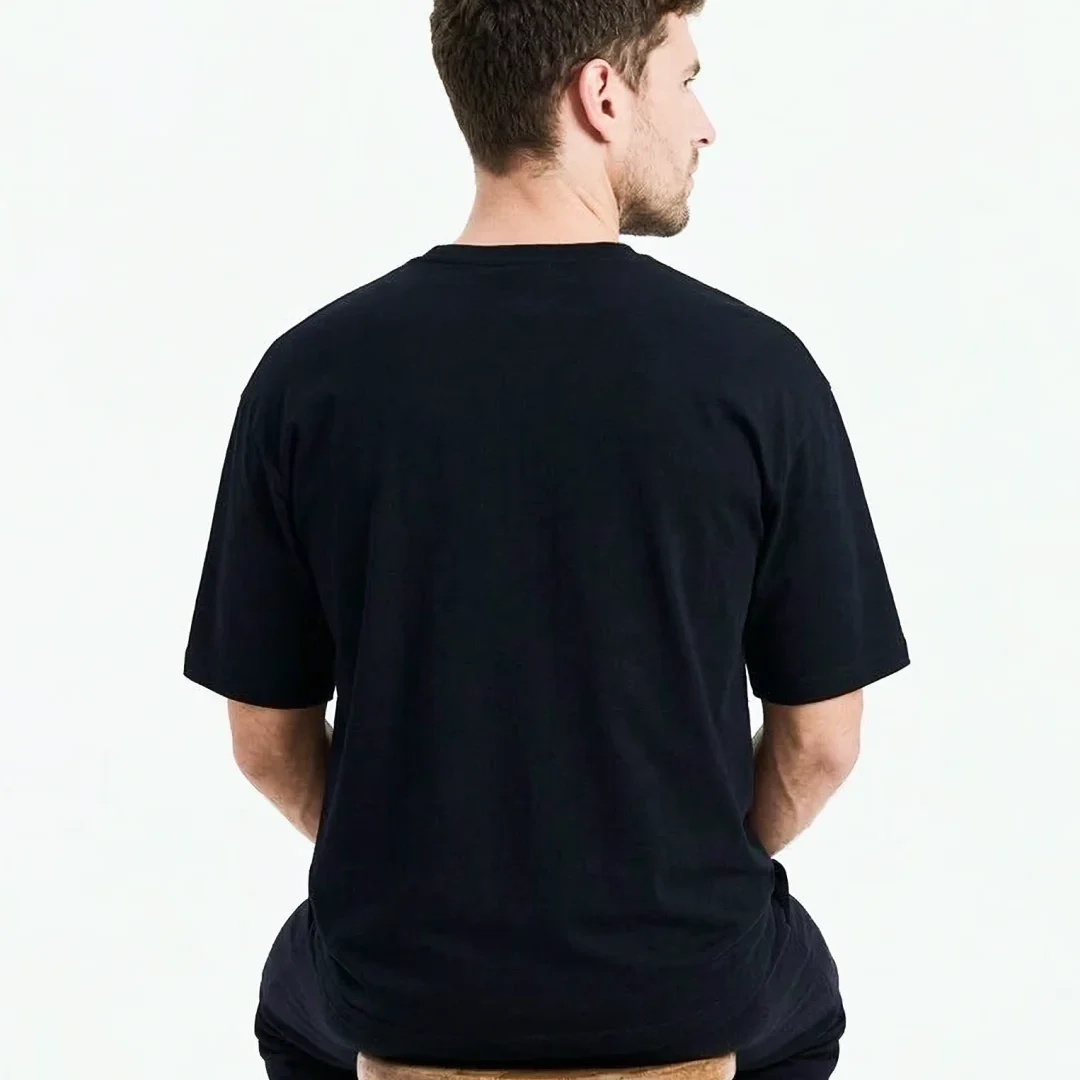 SMOCKD Glitch Energy T-Shirt Side View Oversized Fit India