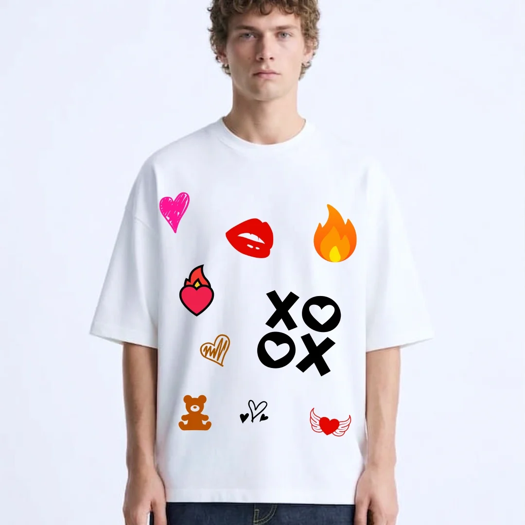 SMOCKDXOXO1 XOXO Oversized T-Shirt
