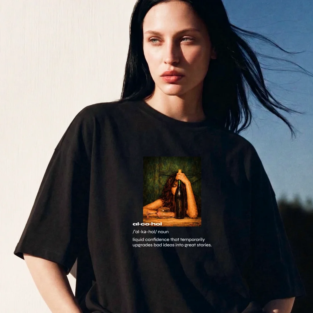 AL.CO.HOL – Oversized T-Shirt