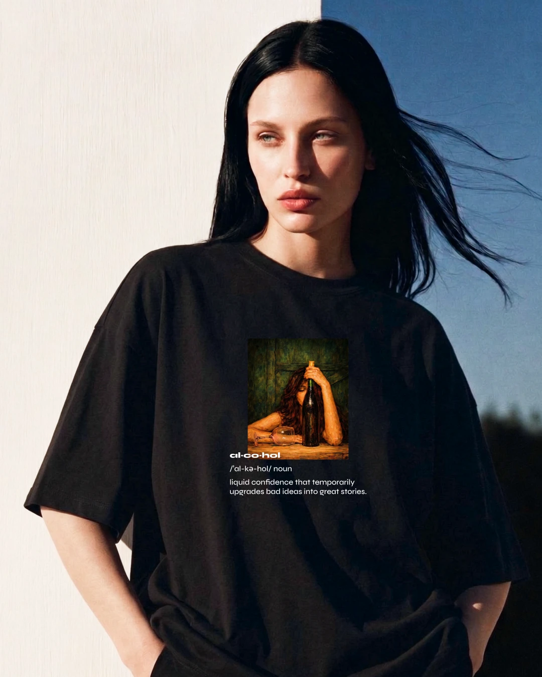 AL.CO.HOL – Oversized T-Shirt
